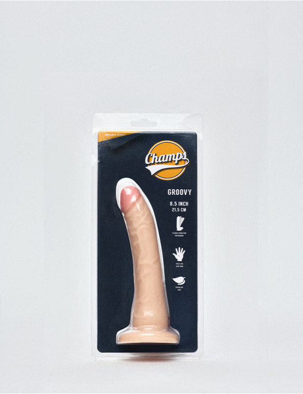 Groovy Realistic dildo from Champs packaging Groovy Realistic dildo from Champs packaging
