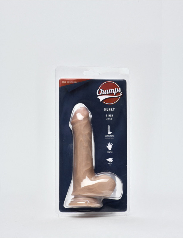 Hunky Realistic dildo from Champs packaging Hunky Realistic dildo from Champs packaging