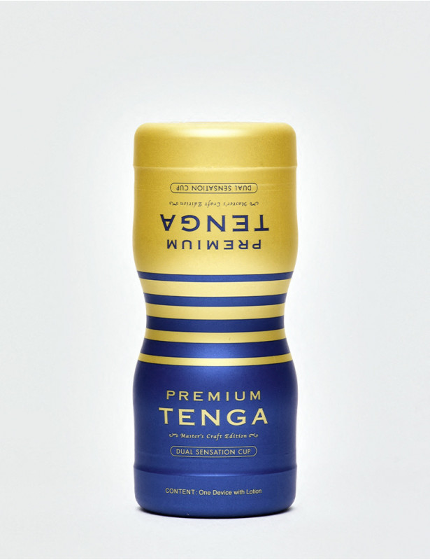 Tenga Premium Dual Sensation Cup Masturbator Front Tenga Premium Dual Sensation Cup Masturbator Front