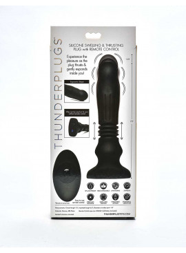 Vibrating & Swelling Butt Plug From Thunderplugs packaging