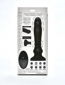 Vibrating & Swelling Butt Plug From Thunderplugs packaging