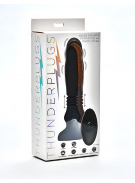 Vibrating & Swelling Butt Plug From Thunderplugs front packaging