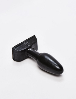 Black anal plug 9.5cm Torena