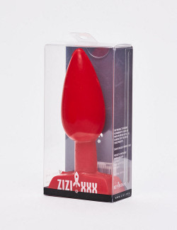 Red anal plug 11cm Raise Zizi XXX packaging