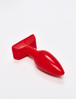 Red anal plug 11cm Raise