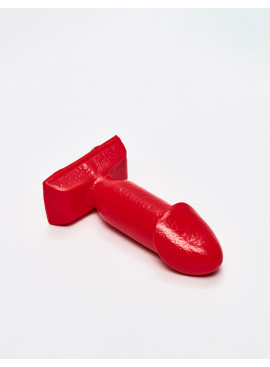 Red anal plug 10cm Kokku