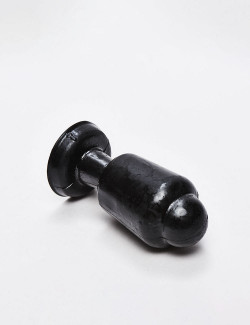 Black anal plug 14cm Magnus