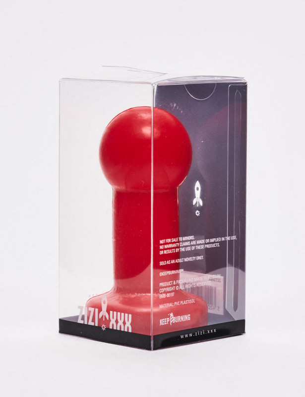 Red anal plug 12cm Hitch 5 Zizi XXX packaging Red anal plug 12cm Hitch 5 Zizi XXX packaging