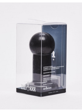 Black anal plug 12cm Hitch 5 Zizi XXX Packaging