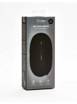 10m Black Nylon Rope By EasyToys