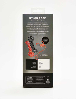 10m Black Nylon Rope By EasyToys packaging