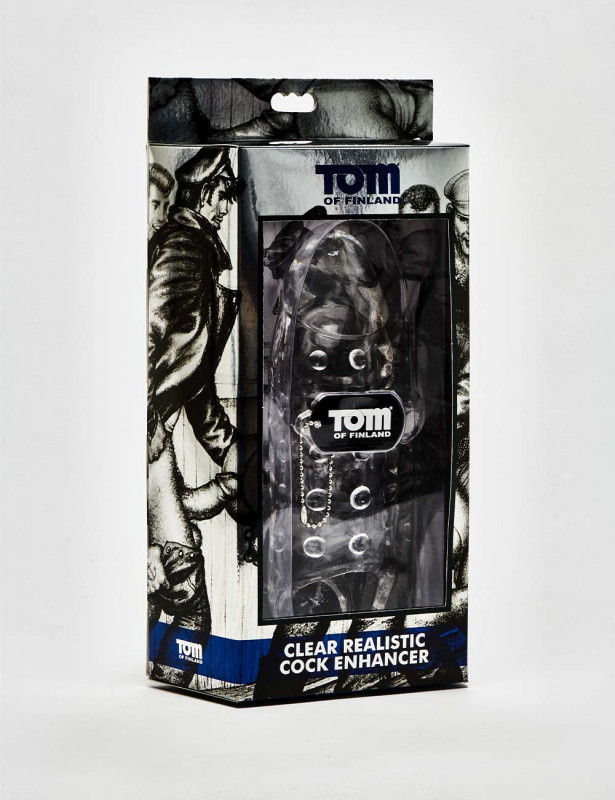 Penis Sleeve Cock Enhancer by Tom of Finland packaging Penis Sleeve Cock Enhancer by Tom of Finland packaging