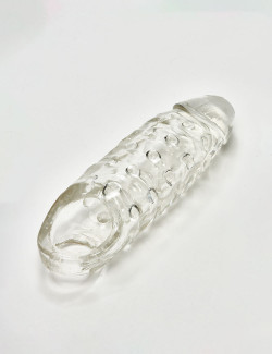 Transparent Penis Sleeve Cock Enhancer by Tom of Finland packaging