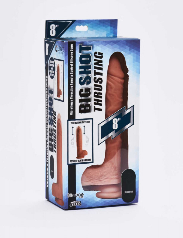 Big Shot XL Realistic Dildo by Curve Toys packaging Big Shot XL Realistic Dildo by Curve Toys packaging