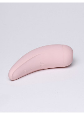 Pink Curvy Air Pulse Stimulator & Vibrator by Satisfyer