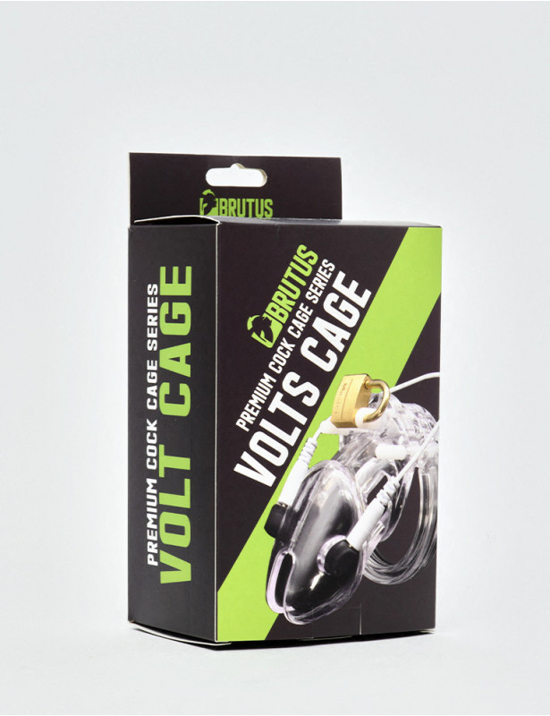 Transparent Chastity Volts Cage by Brutus packaging Transparent Chastity Volts Cage by Brutus packaging
