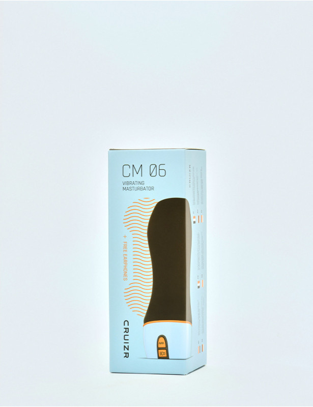 Vibrating Masturbator CM06 by CRUIZR packaging Vibrating Masturbator CM06 by CRUIZR packaging