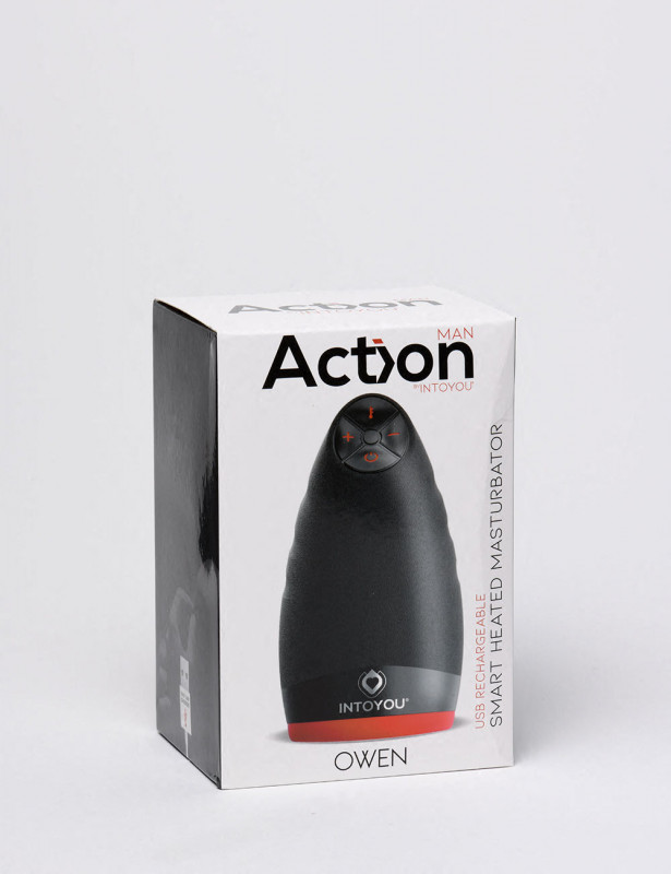 Vibrating Masturbator Owen by Action Man packaging