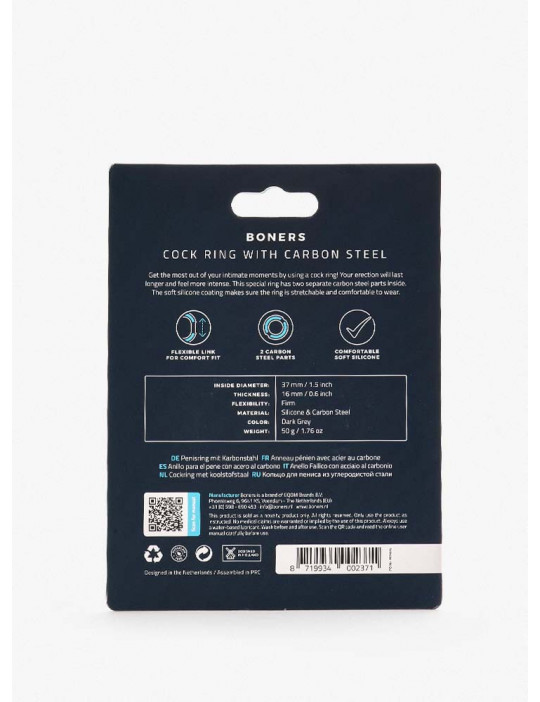 Boners Carbon Steel Cock Ring