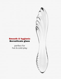 Dazzling Crystal 1 Glass Dildo - Satisfyer