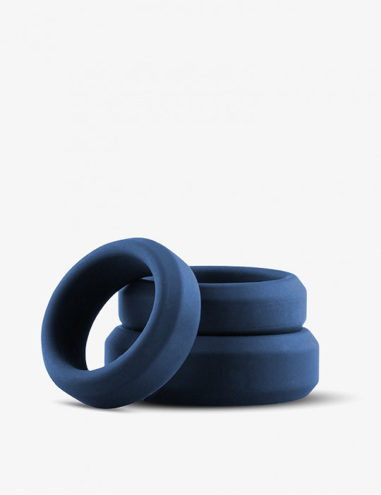 Cock Rings - Set of 3 - Silicone - Boners