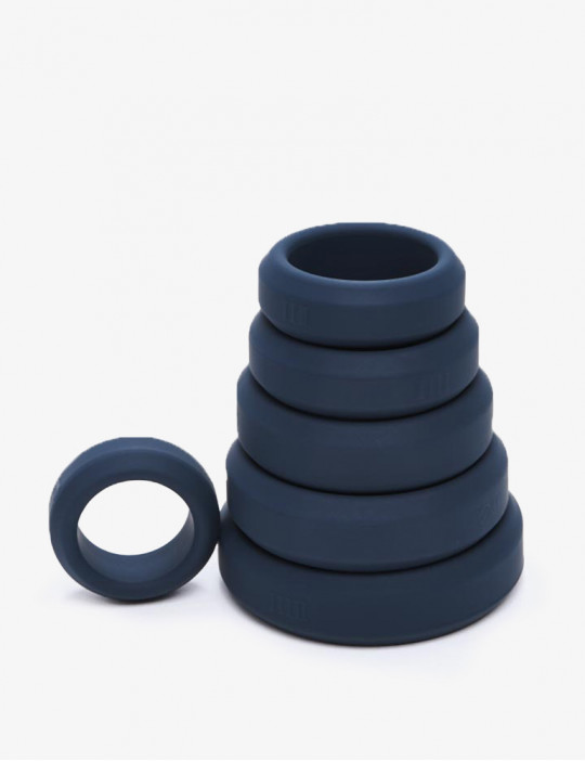 Cock Rings - Set of 6 - Silicone - Boners